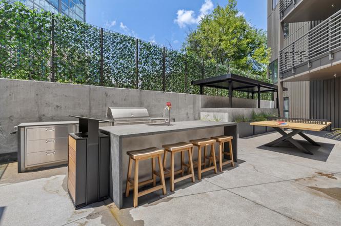 Grilling station & ping pong patio